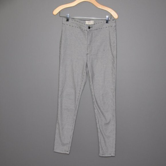 We the Free People Houndstooth High Rise Pants Sz 27 - Picture 2 of 6